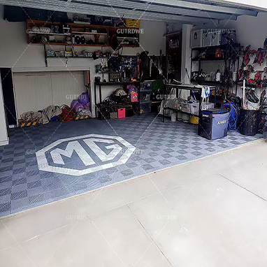 GUARDWE's Durable Polypropylene Garage Floor Tiles, Validated by Customer Use