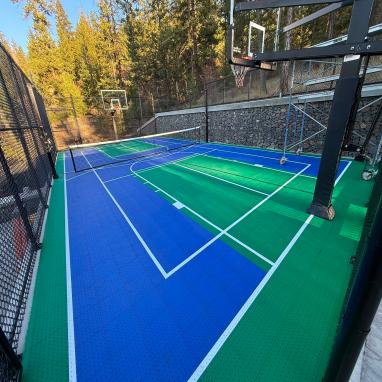 Guardwe KC04 Multi-Sport Court in Canada: Basketball and Pickleball in One Space