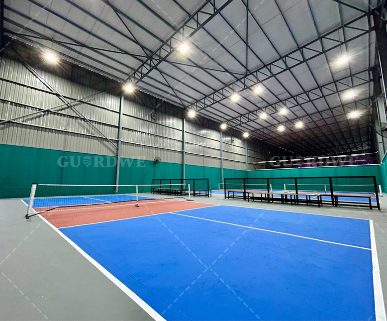 Indoor Pickleball Flooring-Acrylic Coating