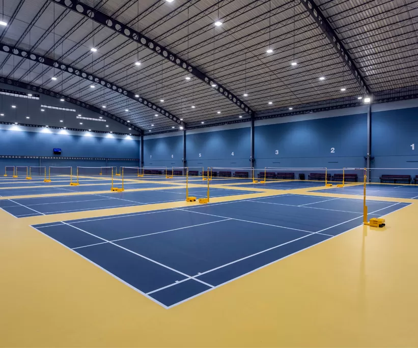 Crystand Surface For Badminton Court Mat
