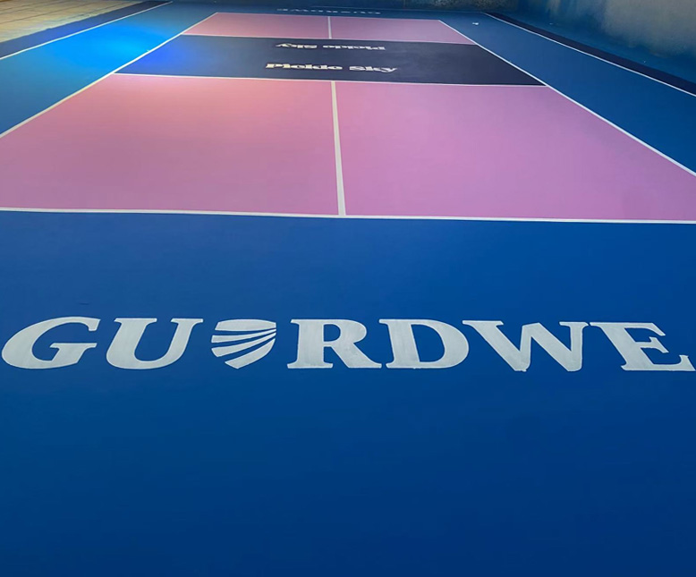 Indoor Pickleball Acrylic Roll Court