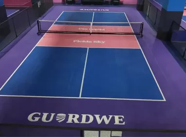 Pro-grade Picklebal Flooring- Portable, Peferect Ball rebound, Great wet resistant