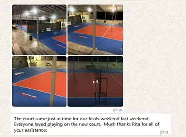 "Everyone Loved Playing on the New Court!"