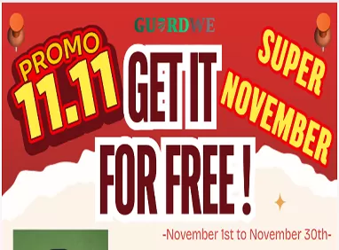 Guardwe Announces November Mega-Sale