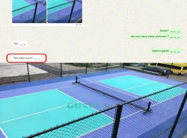 ​Successful Outdoor Acrylic Pickleball Court Project by Guardwe